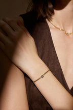 Cuban-Chain-Diamantarmband – 0,60 ct in 18K Gold