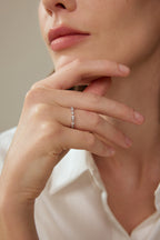 Vintage Eternity-Ring – 0,31 ct Labordiamanten in 18K Weißgold