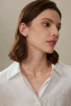 Solitär-Diamantkette – 0,32 ct Oval-Labordiamant in 18K Gold