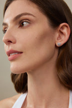Herz-Diamantohrstecker – 0,86 ct Labordiamanten in 18K Gold