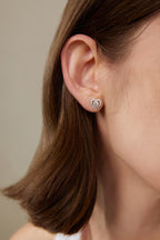 Herz-Diamantohrstecker – 0,86 ct Labordiamanten in 18K Gold