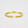 Fancy Yellow Lab Diamond Open Ring