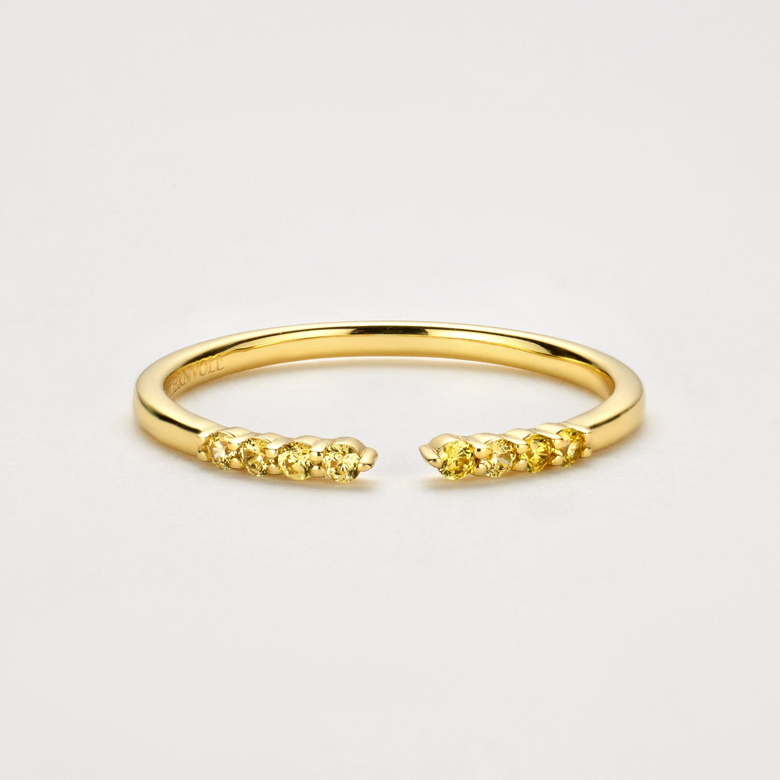 Fancy Yellow Labordiamant Open Ring
