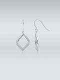 Navette Design Drop Earrings