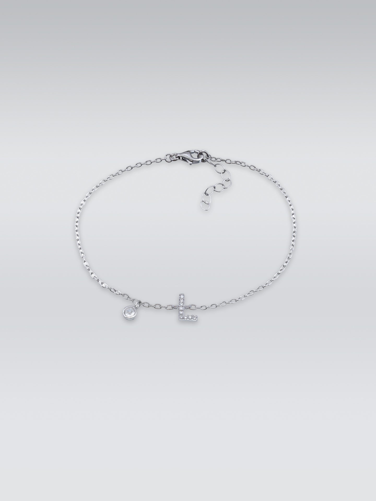 Buchstaben-Charm-Armband