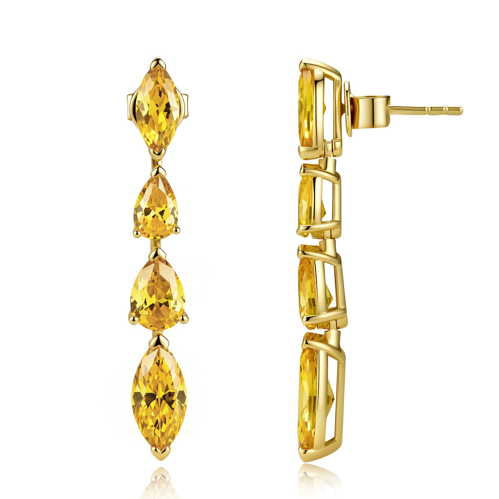 Fancy Yellow Labordiamant Ohrhänger