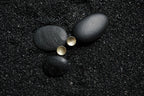 Moonlight 14k Gold Disc Ear Studs