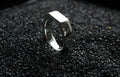 Rechteckiger Siegelring aus 925er Sterlingsilber