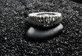 Bold Textured Band Ring Handmade in Germany from 925 Sterling Silver