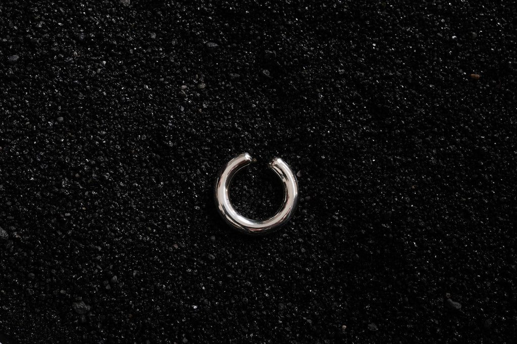 Bold Ear Cuff 925 Sterling Silver Handmade in Germany
