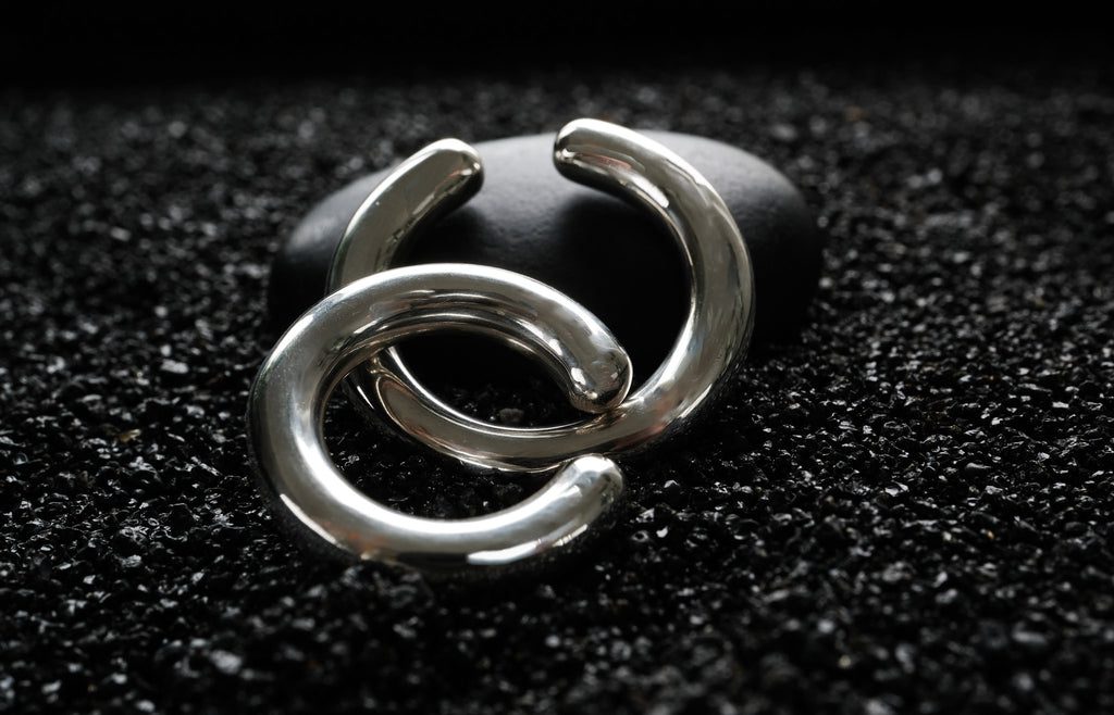 Bold Ear Cuff 925 Sterling Silver Handmade in Germany