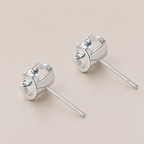 Solitär-Diamantohrstecker – 0,22 ct Labordiamanten in 18K Gold