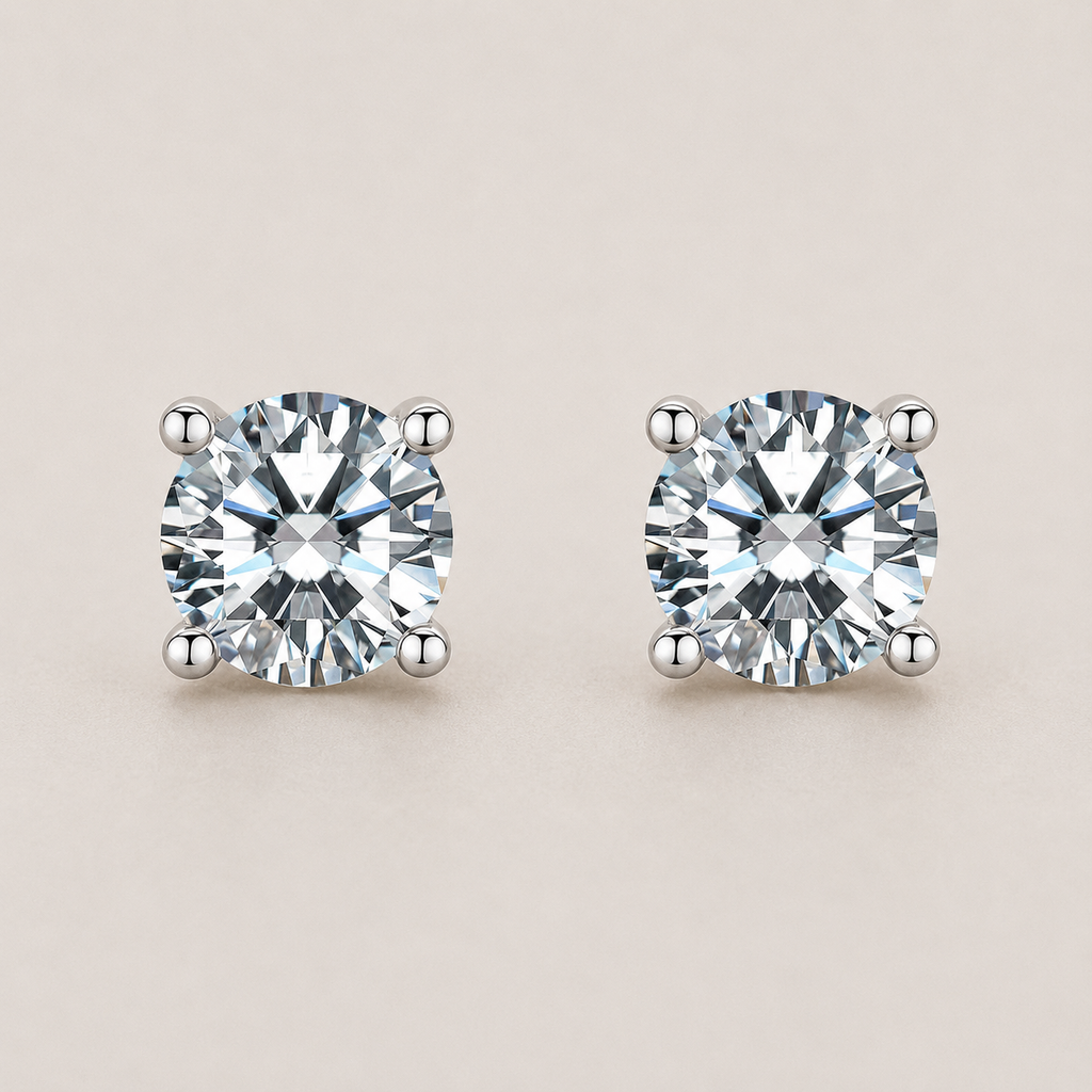Timeless Diamond Stud Earrings