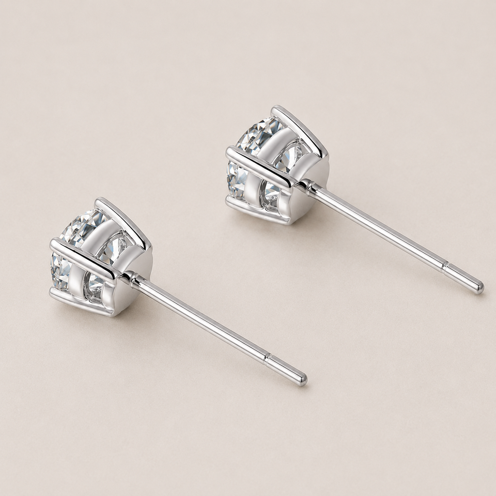 Timeless Diamond Stud Earrings