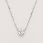 Solitär-Diamantkette – 0,35 ct Labordiamant in 18K Gold