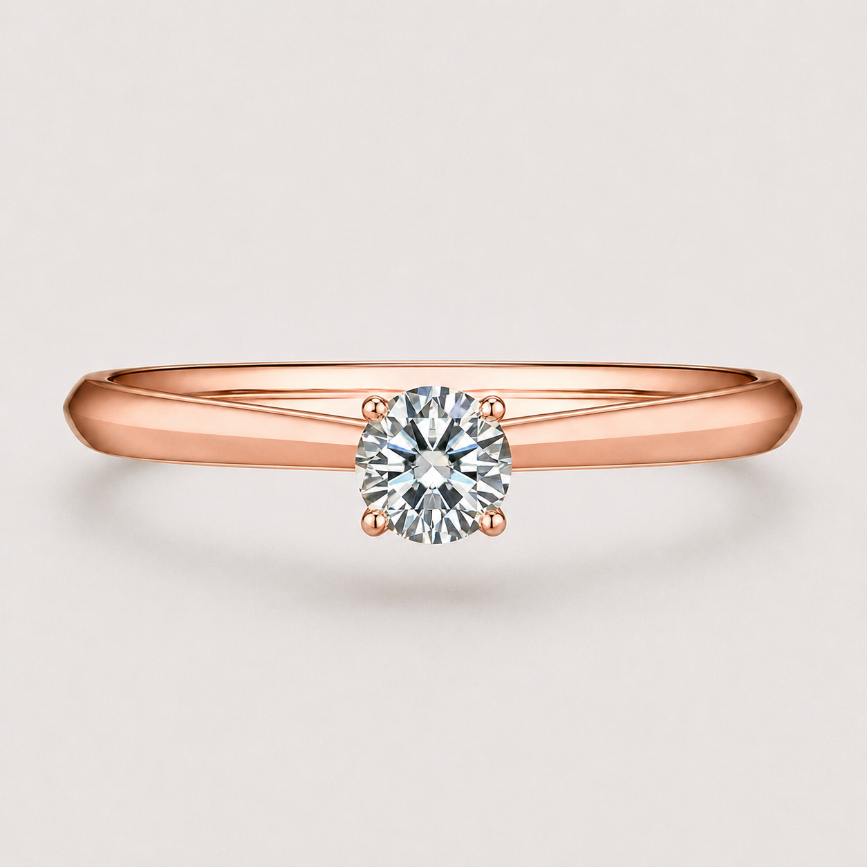 Four-Prong Solitaire Engagement Ring