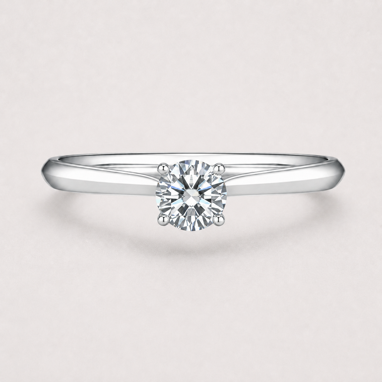 Four-Prong Solitaire Engagement Ring