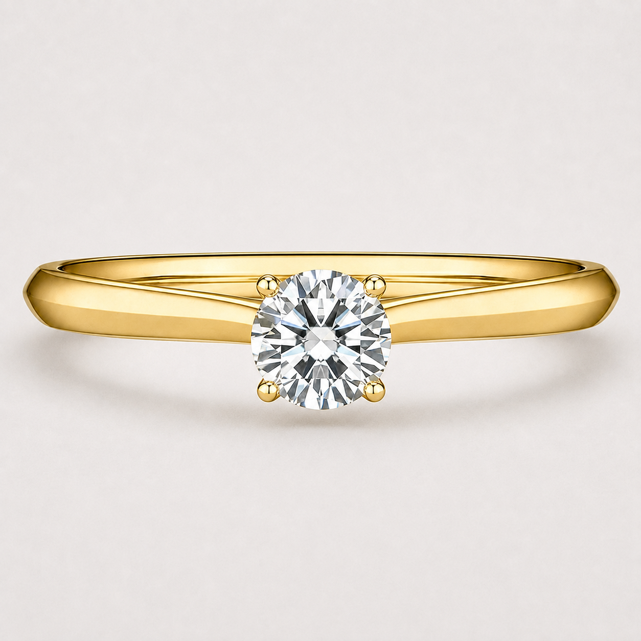 Four-Prong Solitaire Engagement Ring