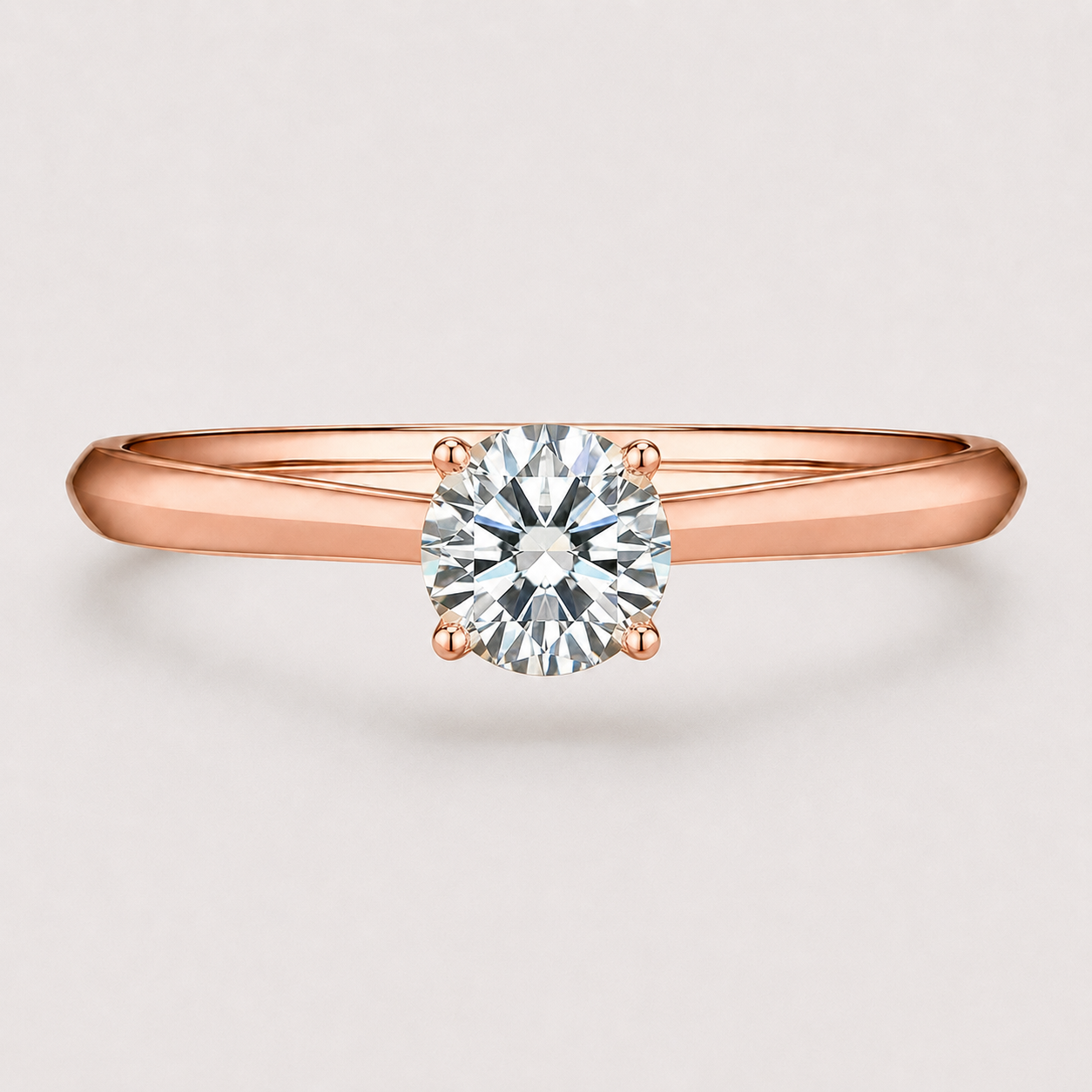 Four-Prong Solitaire Engagement Ring