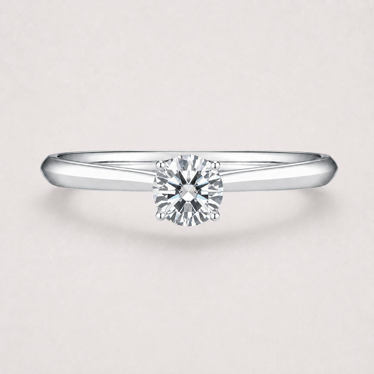 Four-Prong Solitaire Engagement Ring