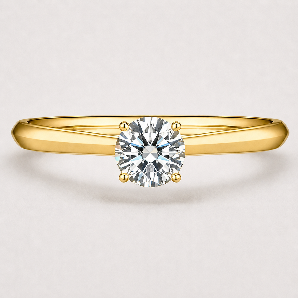 Four-Prong Solitaire Engagement Ring