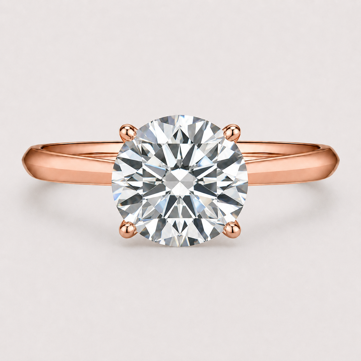 Four-Prong Solitaire Engagement Ring