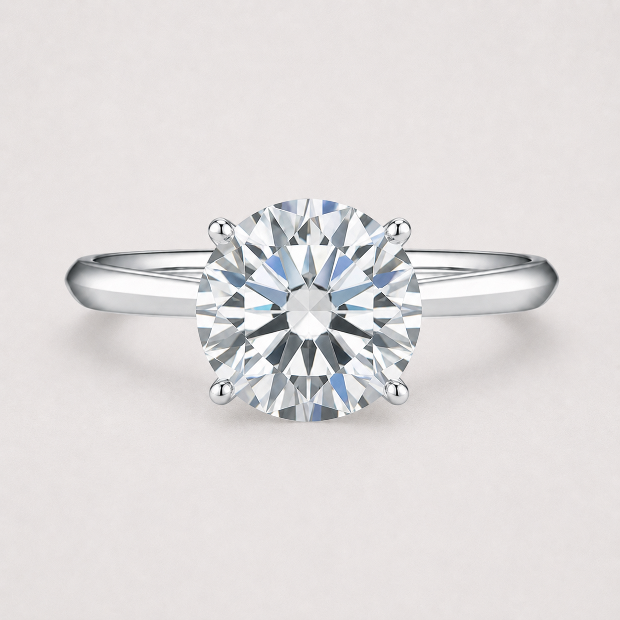 Four-Prong Solitaire Engagement Ring
