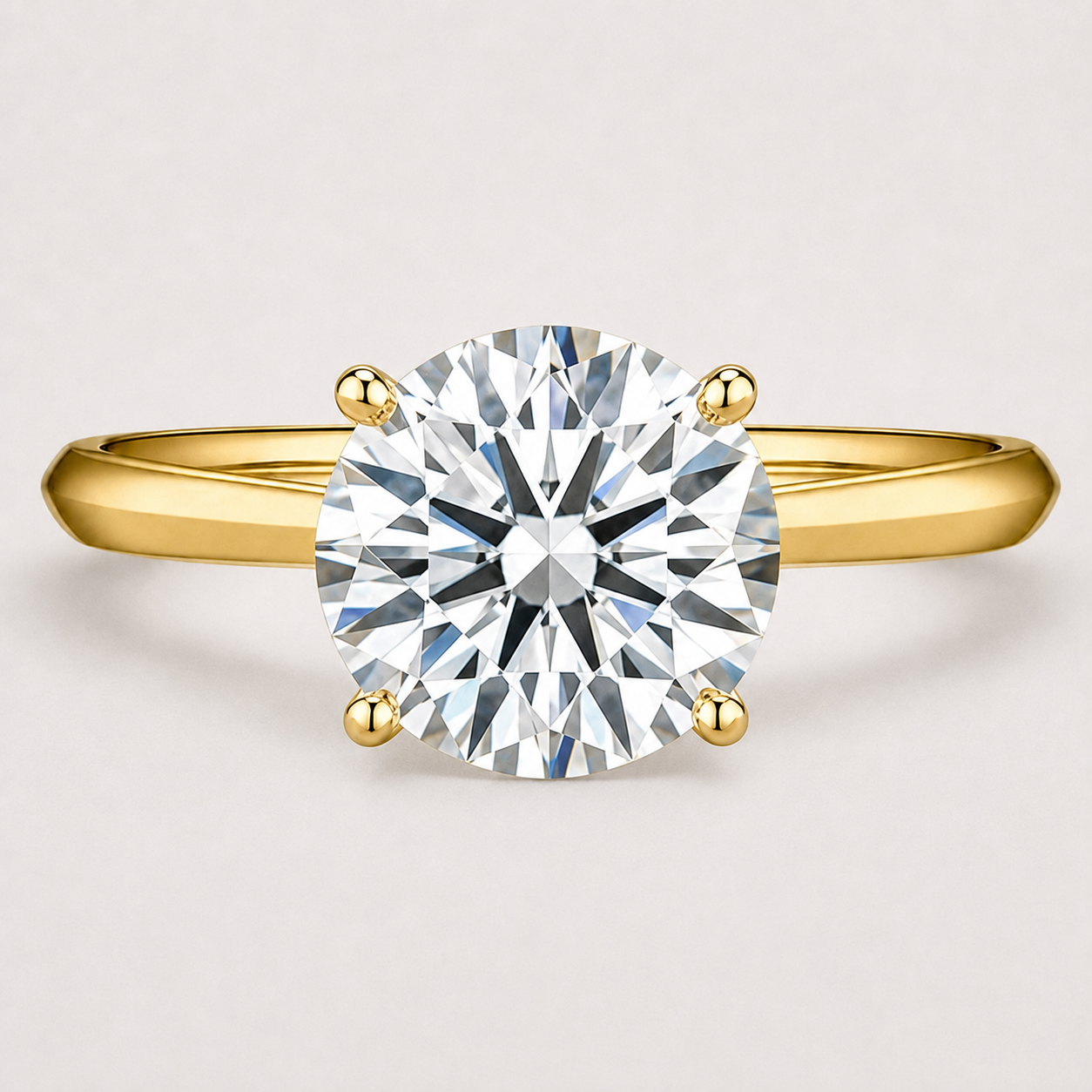 Four-Prong Solitaire Engagement Ring