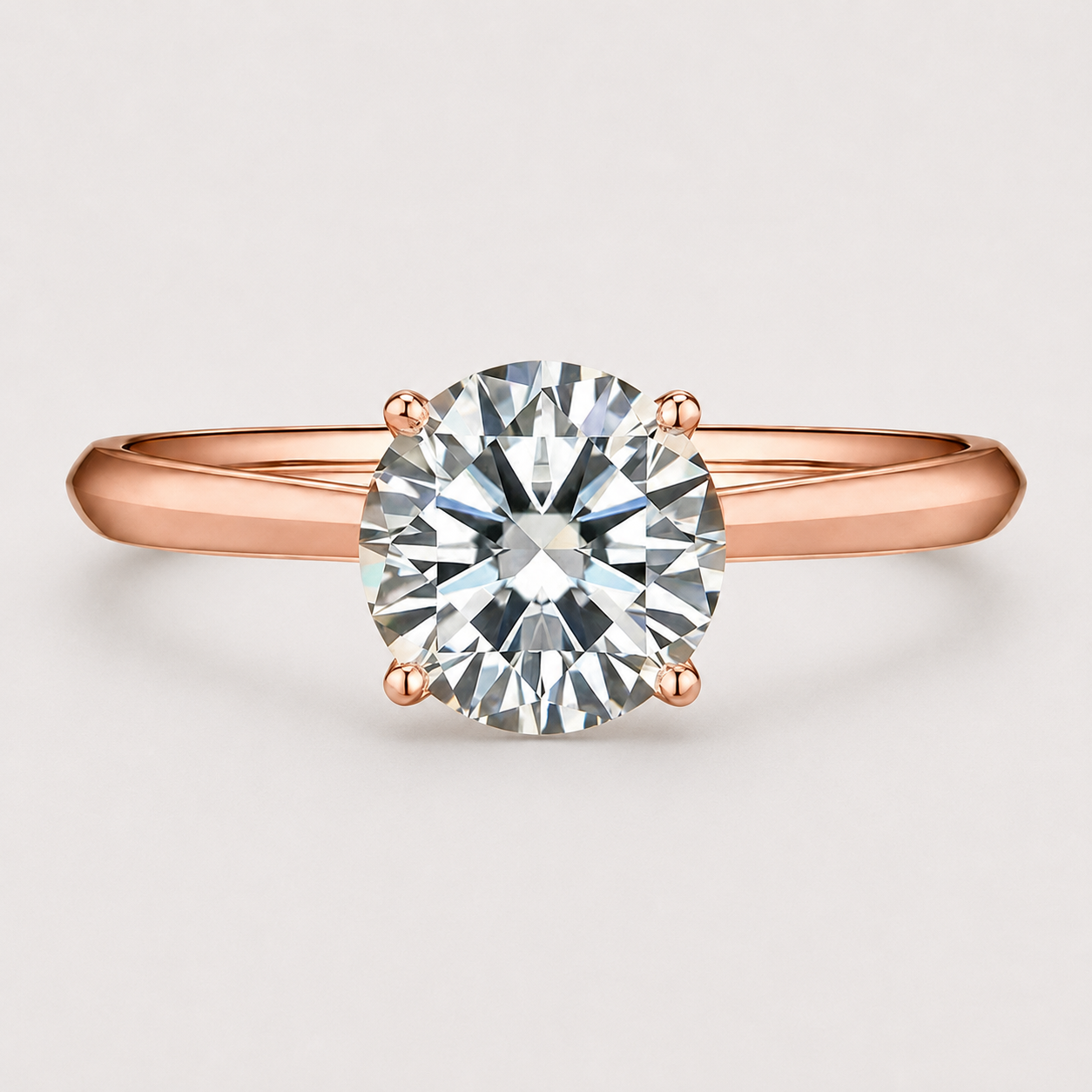 Four-Prong Solitaire Engagement Ring