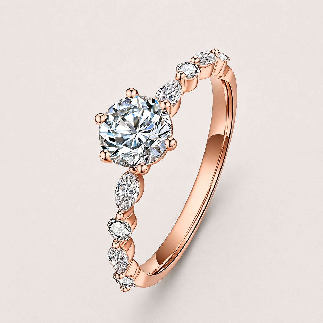 Diamond Vine Engagement Ring