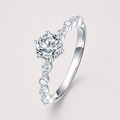 Diamond Vine Engagement Ring