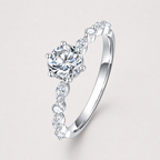 Diamond Vine Verlobungsring – 1,20 ct Labordiamanten in 18K Weißgold