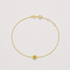 Fancy Yellow Diamantarmband – 0,24 ct in 18K Gelbgold