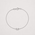 Emerald-Cut Diamond Bracelet in 18K