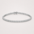 18k Gold Tennis Bracelet with Lab Grown Diamonds