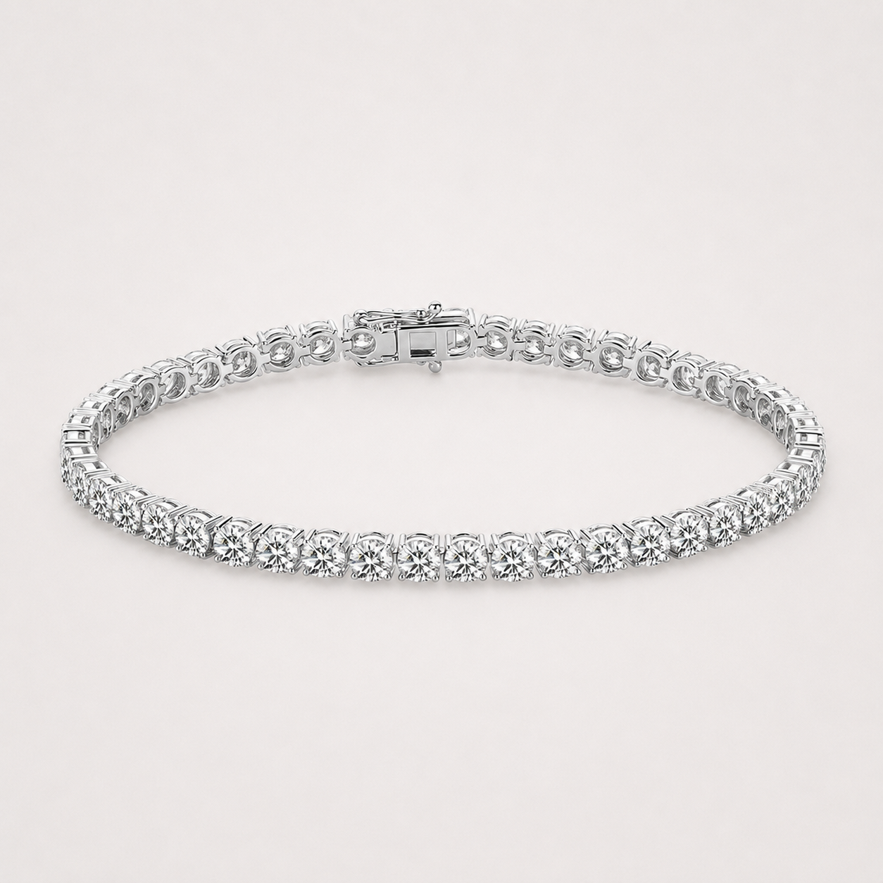 18k Gold Tennis Bracelet with Lab Grown Diamonds