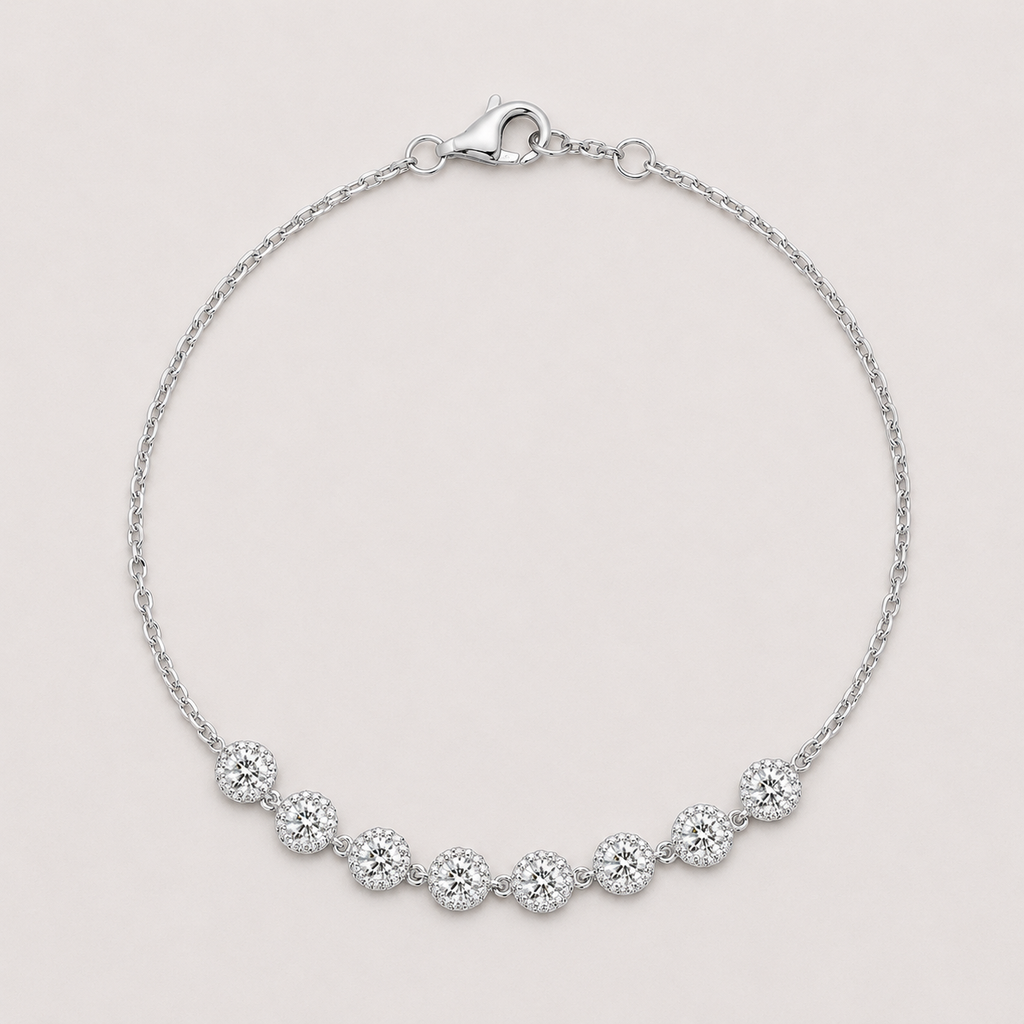 Diamantarmband – 0,87 ct Labordiamanten in 18K Gold