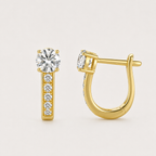 Diamant-Creolen – 0,43 ct Labordiamanten in 18K Gold