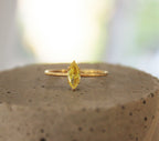 Marquise-Cut Solitaire Ring
