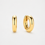 Classic Gold Creolen – 2,90 g hohl gearbeitetes 18K Gold