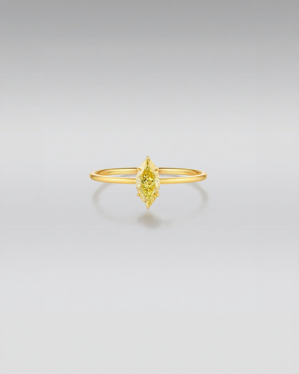 Marquise-Schliff Solitaire-Ring