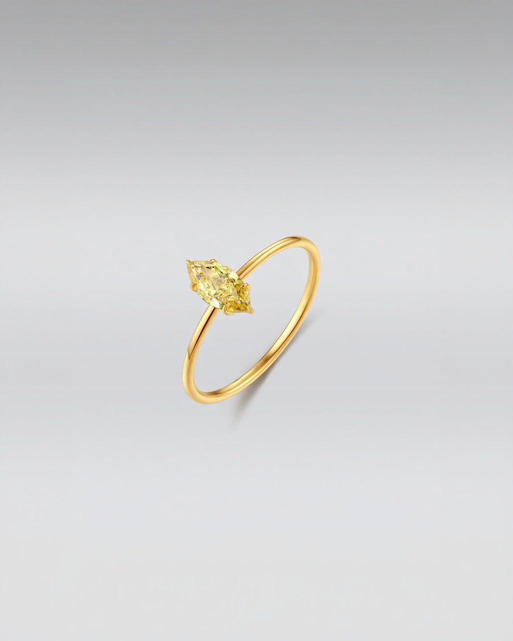 Marquise-Schliff Solitaire-Ring