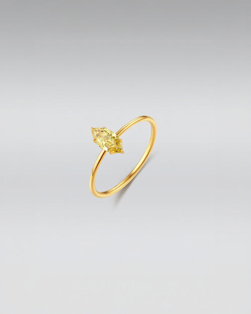Marquise-Cut Solitaire Ring