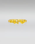 Multi-Stone Yellow Diamond Ring